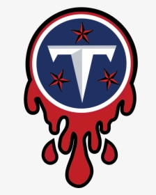 &187 Los Logos De La Nfl Estilo Metalero - Tennessee Titans T Logo, HD Png Download, Transparent PNG
