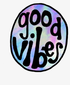 Groovy Good Vibes Watercolor Circle Clipart , Png Download - Aesthetic Stickers Tie Dye, Transparent Png, Transparent PNG