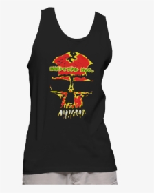 Red Skull Tank Top - Active Tank, HD Png Download, Transparent PNG