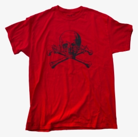 Image Of Red Skull Tee - Active Shirt, HD Png Download, Transparent PNG