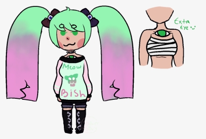 Pastel Goth Drawing - Gacha Pastel Goth Outfits, HD Png Download, Transparent PNG