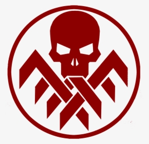 Red Skull Captain America Hydra Logo Marvel Cinematic - Red Skull Logo Marvel, HD Png Download, Transparent PNG