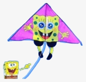 #kite #dailychallenge #spongebob #funny #freetoedit - Spongebob Kite Png, Transparent Png, Transparent PNG