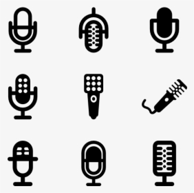 16 Microphone Icon Packs Vector Icon Packs - Small Microphone Icon, HD Png Download, Transparent PNG