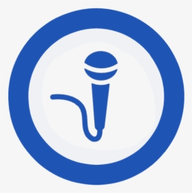 Icon, Blue, Flat, Microphone - Google Panoramio, HD Png Download, Transparent PNG