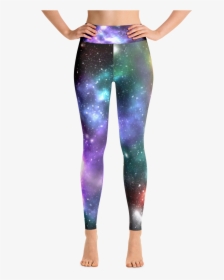 Galaxy High Waist Yoga Pants Leggings Pastel Goth Nu - Cat Yoga Pants, HD Png Download, Transparent PNG