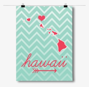 Hawaii State Chevron Pattern - Greeting Card, HD Png Download, Transparent PNG