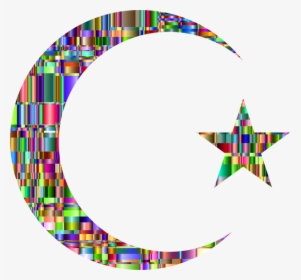 Hd Star And Crescent - Islam Crescent Clipart Png, Transparent Png, Transparent PNG