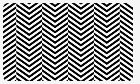 Black And White Classic Chevron Pattern Doormat 30 - Doormat, HD Png ...