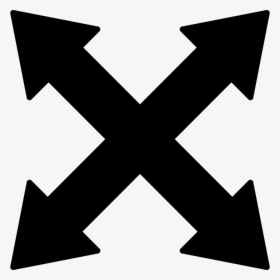 Cross Arrows - Android Full Screen Icon, HD Png Download, Transparent PNG
