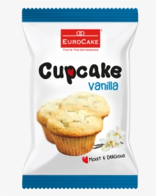 Eurocake Cupcake Vanilla - Muffin, HD Png Download, Transparent PNG