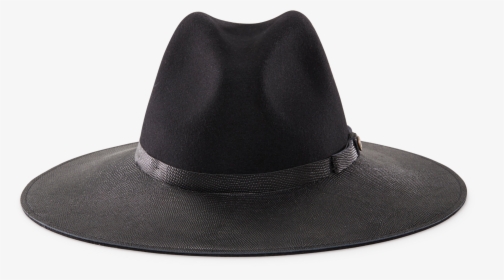 Fedora Png Wide Brim - Wide Brimmed Hat Front View, Transparent Png, Transparent PNG