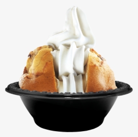 Blueberry Muffin & Ice Cream - Bun, HD Png Download, Transparent PNG