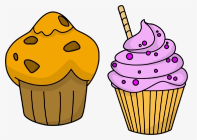 Free Muffin Clipart - Muffin Clipart, HD Png Download, Transparent PNG