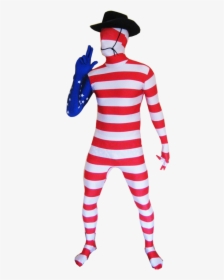 America Morphsuit - Usa Flag Morphsuits, HD Png Download, Transparent PNG