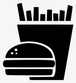 Hamburger Letters Png - Burger And Fries Icon, Transparent Png, Transparent PNG