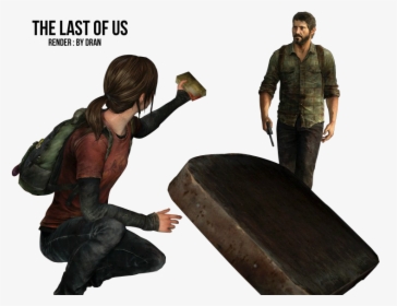 The Last Of Us Render By Diego-dran Clipartlook - Sitting, HD Png Download, Transparent PNG
