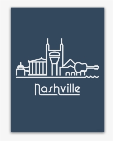 Outline Nashville Skyline, HD Png Download, Transparent PNG