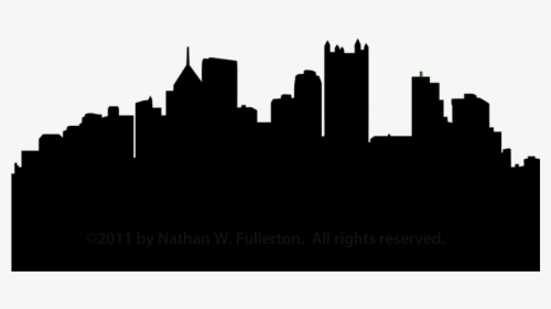 Pittsburgh Skyline Silhouette Dpi Free Images - Transparent City Skyline Png, Png Download, Transparent PNG