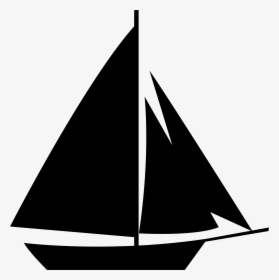 Sailboat Silhouette Clip Art, HD Png Download, Transparent PNG