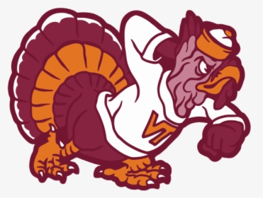 Virginia Tech Fighting Gobbler Logo, HD Png Download, Transparent PNG