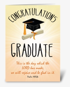 Religious Graduation Gold Starburst Greeting Card - Graduation Greeting Card Congratulations, HD Png Download, Transparent PNG