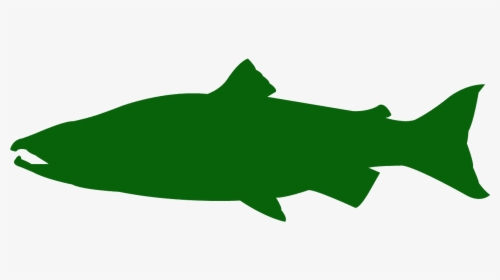 Salmon Silhouette Blue, HD Png Download, Transparent PNG