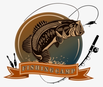 Transparent Minecraft Fish Png - Fishing Illustration Vector, Png Download, Transparent PNG