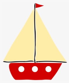 Sail Boat - Clip Art Of A Boat, HD Png Download, Transparent PNG