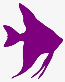 Purple Fish Silhouette, HD Png Download, Transparent PNG