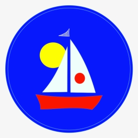 Free Sailboat Clip Art - Appliqué, HD Png Download, Transparent PNG