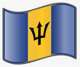 Barbados National Flag - Flag Of Barbados, HD Png Download, Transparent PNG