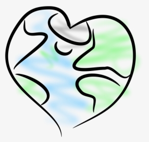 Heart Shaped Earth Png, Transparent Png, Transparent PNG