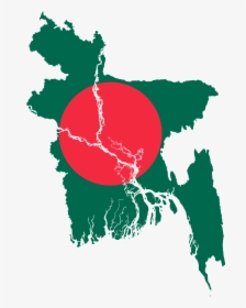 National Flag Of Bangladesh , Png Download - Solar Radiation In Bangladesh, Transparent Png, Transparent PNG
