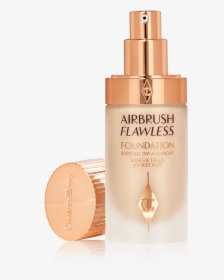 Airbrush Flawless Foundation 4 Neutral Open With Lid - Charlotte Tilbury Airbrush Foundation, HD Png Download, Transparent PNG