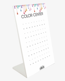 Cre8tion Empty Foam Display Color Chart 45 Tips Set, - Brochure, HD Png Download, Transparent PNG