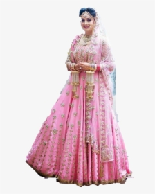 Pink Indian Wedding Dress, HD Png Download, Transparent PNG