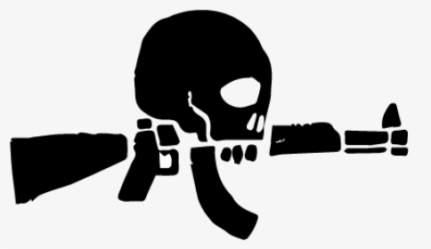 Gun,paintball,assault Rifle,clip Art,shooting - Assault Rifle, HD Png Download, Transparent PNG