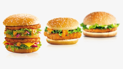 Cheeseburger Clipart Burger Mcdonalds - Types Of Burger In Mcdonald's, HD Png Download, Transparent PNG
