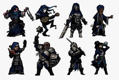 Darkest Dungeon Characters Lineup , Png Download, Transparent Png, Transparent PNG