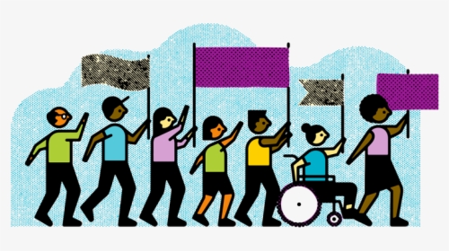Peoplemarch Color@2x - Illustration, HD Png Download, Transparent PNG