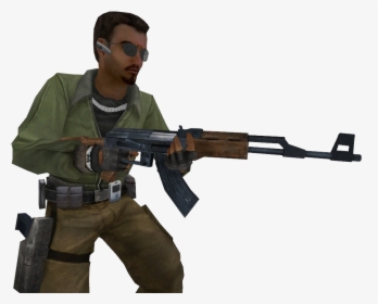Counter Strike Source Ak 47 , Png Download - Man With Ak 47 Png, Transparent Png, Transparent PNG