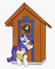 Rarity Locked Out V2 - Cartoon, HD Png Download, Transparent PNG