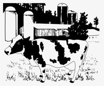 Cow Farm Clip Art, HD Png Download, Transparent PNG