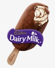 Creamy Vanilla Ice Cream With Cadbury Dairy Milk Chocolate - Cadbury Ice Cream Stick, HD Png Download, Transparent PNG