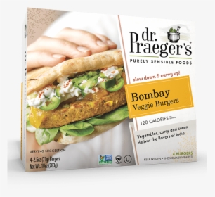 Praeger S Bombay Veggie Burgers - Plant Based Meat Substitutes, HD Png Download, Transparent PNG