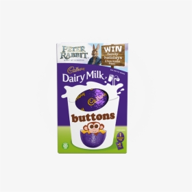 A Delicious Shell Of Smooth Cadbury Dairy Milk Chocolate - Dairy Milk Buttons Easter Egg, HD Png Download, Transparent PNG