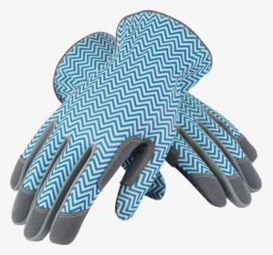 Teal/white - 031t - Safety Glove, HD Png Download, Transparent PNG