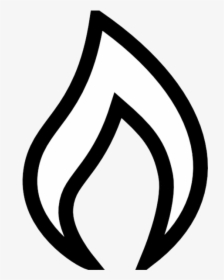 Flame Clipart Simple Natural Gas Black And White Free - Natural Gas Clipart, HD Png Download, Transparent PNG