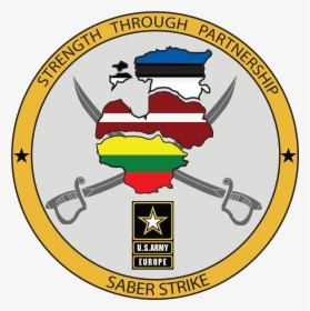 Saber Strike Logo - Exercise Saber Strike 2018, HD Png Download, Transparent PNG